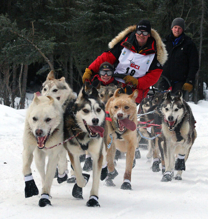 Iditarod Ceremonial start, Mitch Seaveys team