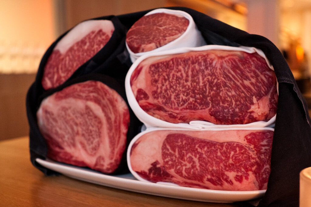 Steaks on Display