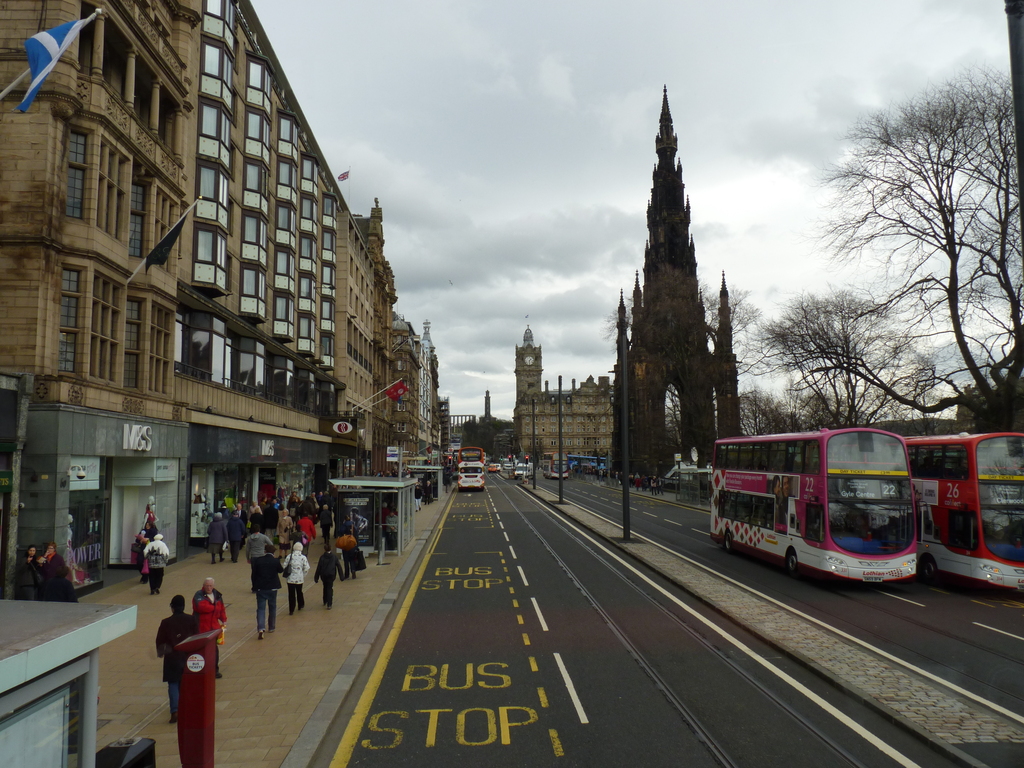 Edinburgh Princes Street April 2010