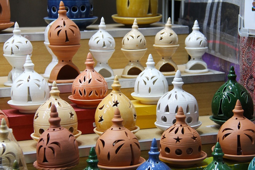 Pottery incense burner