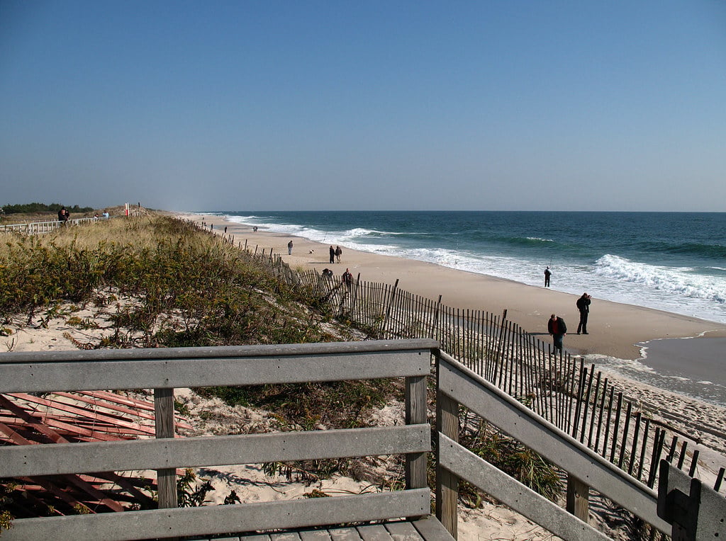 Smith Point Beach Looking East
