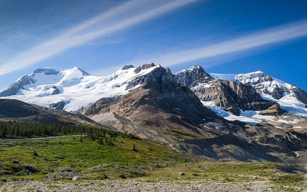 Icefields Parkway near Columbia Icefield