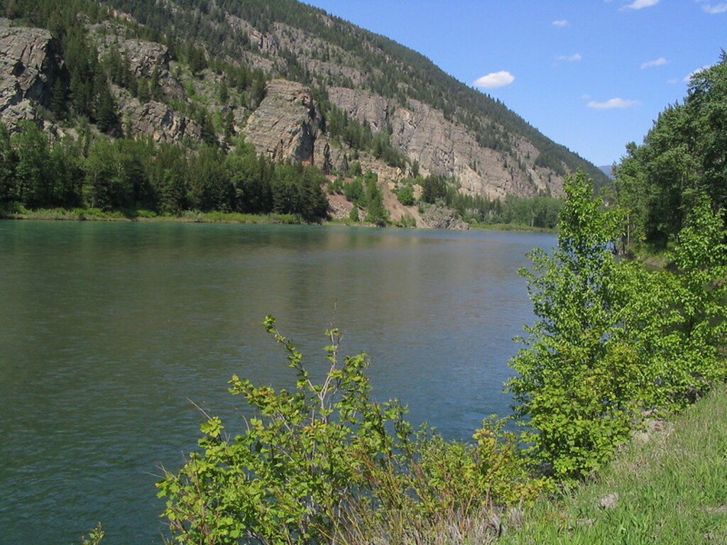 Flathead River, just outside Glacier National Park, Montana