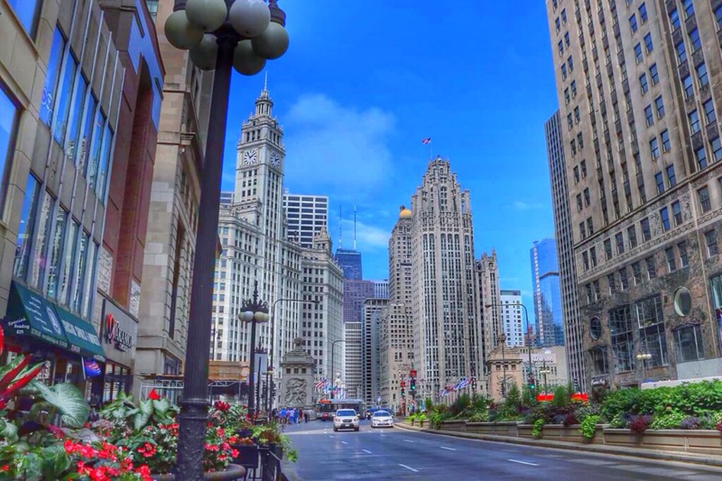 the magnificent mile.