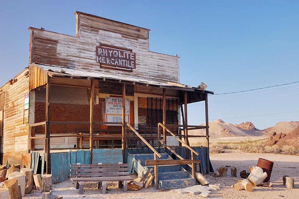Abandoned Rhyolite General Store