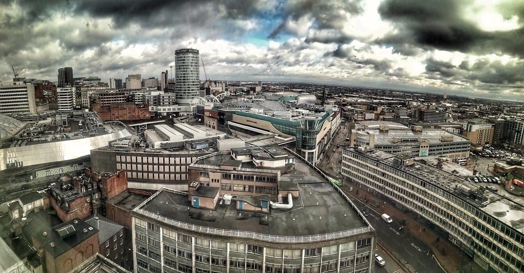 Birmingham UK skyline