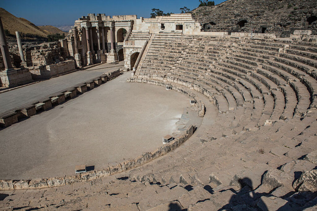 Overview of Theater Beit Shean Israel