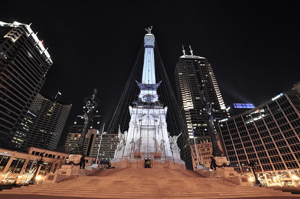 Soldiers and Sailors Monument at Monument Circle