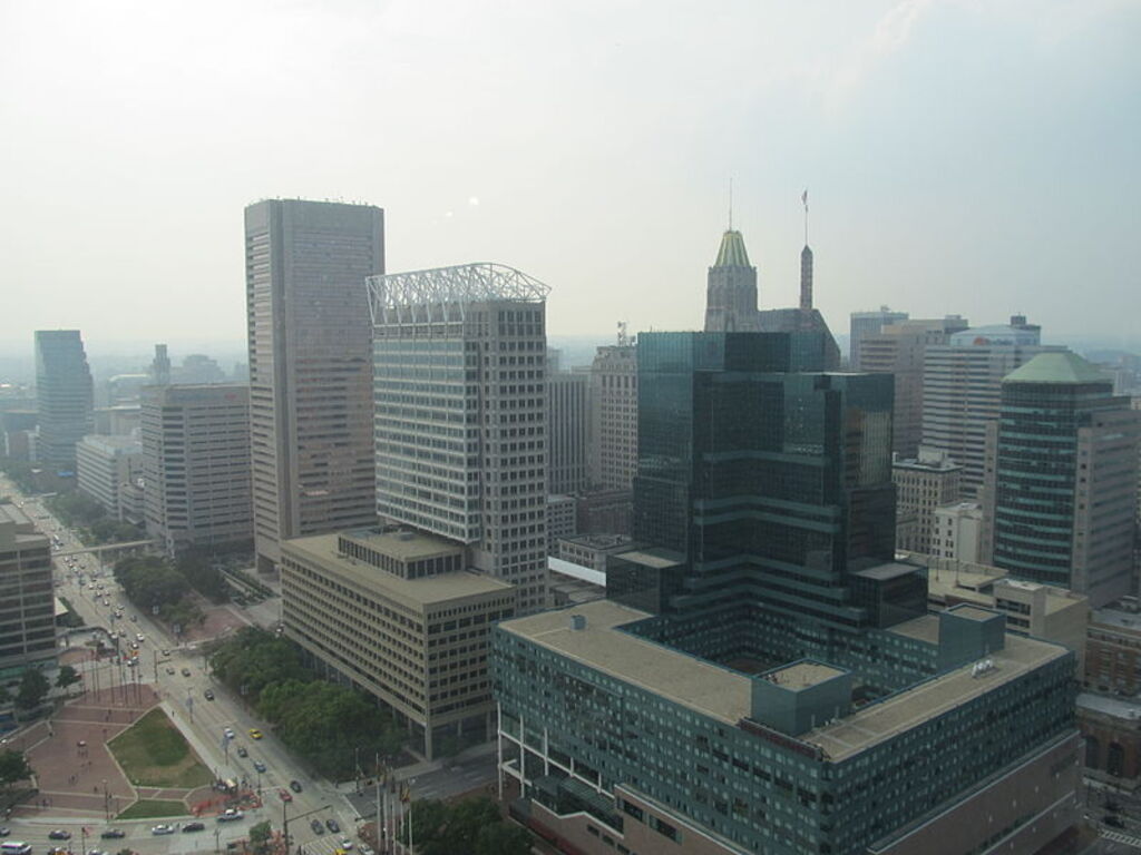 Downtown Baltimore from World Trade Center