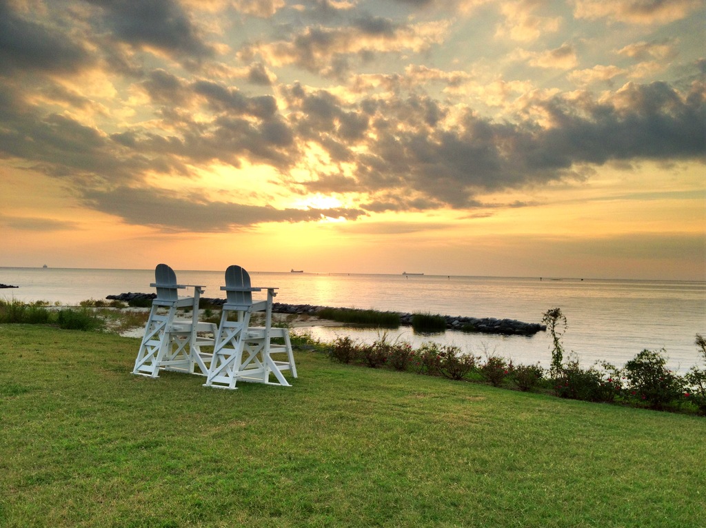 Cape Charles, Virginia - sunset from the Aqua restaurant - panoramio