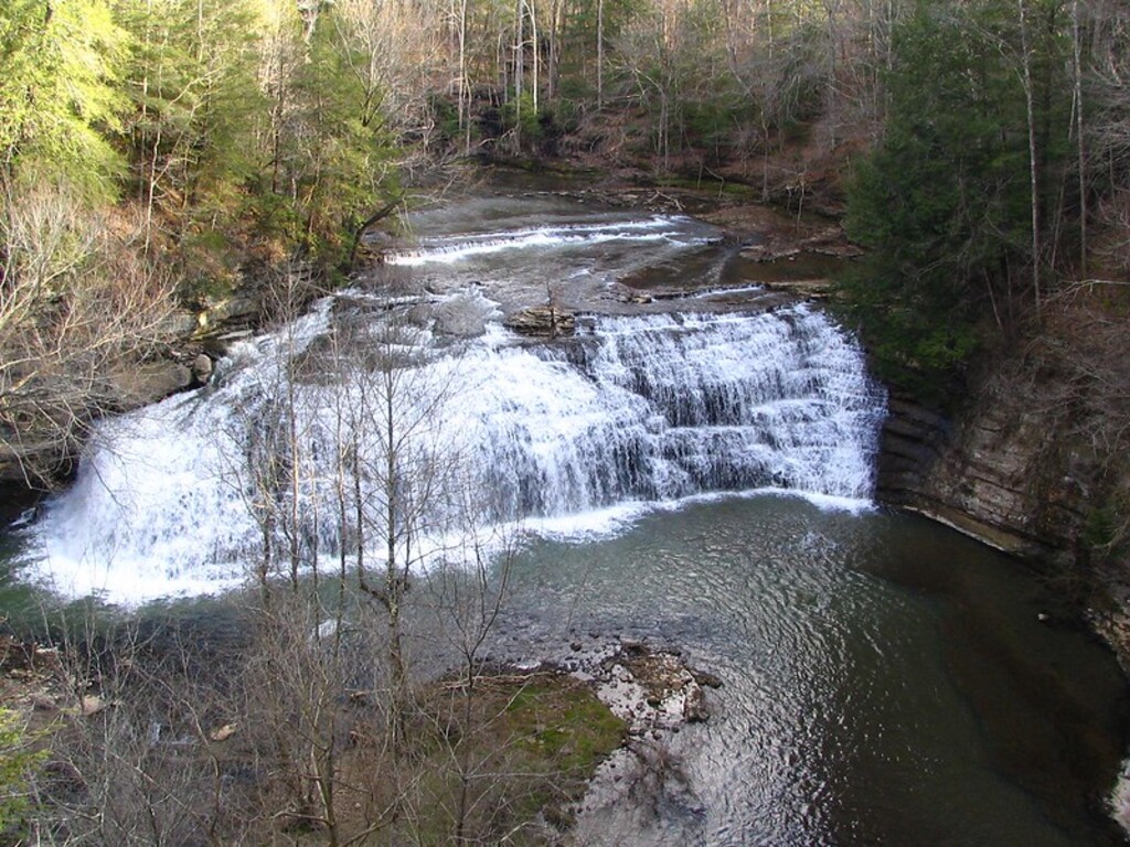 Middle Falls at Burgess Falls State Park, TN