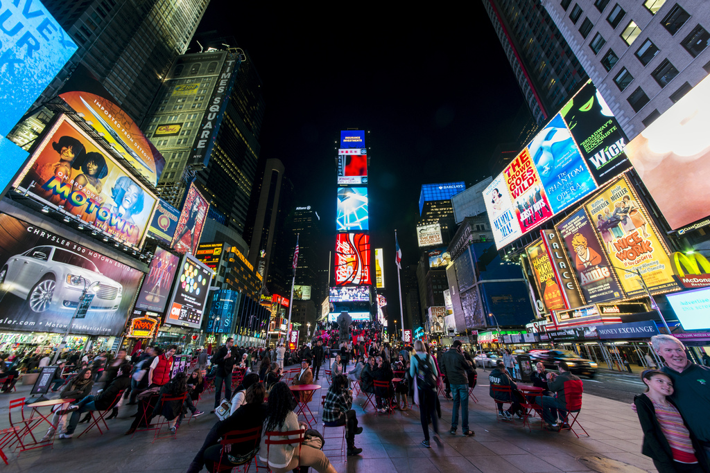 1 times square night 2013