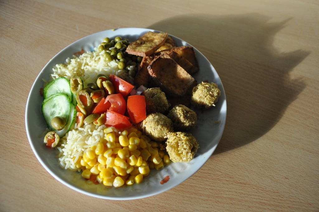 Falafel és tofu