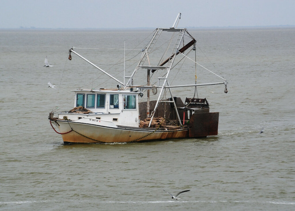 Shrimp Boat, Galveston Bay, Crystal, Beach, Texas 1204271213