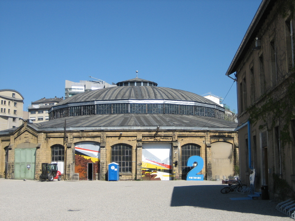 Roundhouse in Luxembourg City - northern one 2007