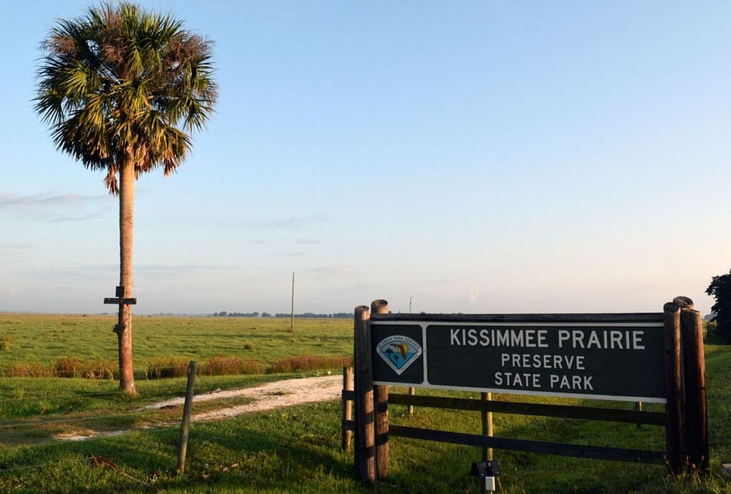 Kissimmee Prairie Preserve State Park Florida - Entrance Sign