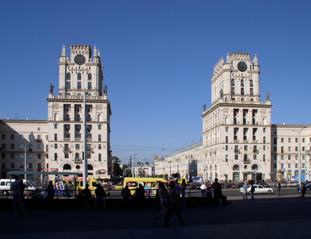 Belarus-Minsk-Railway Station Square-4
