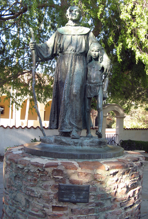 Junipero Serra at Mission San Fernando