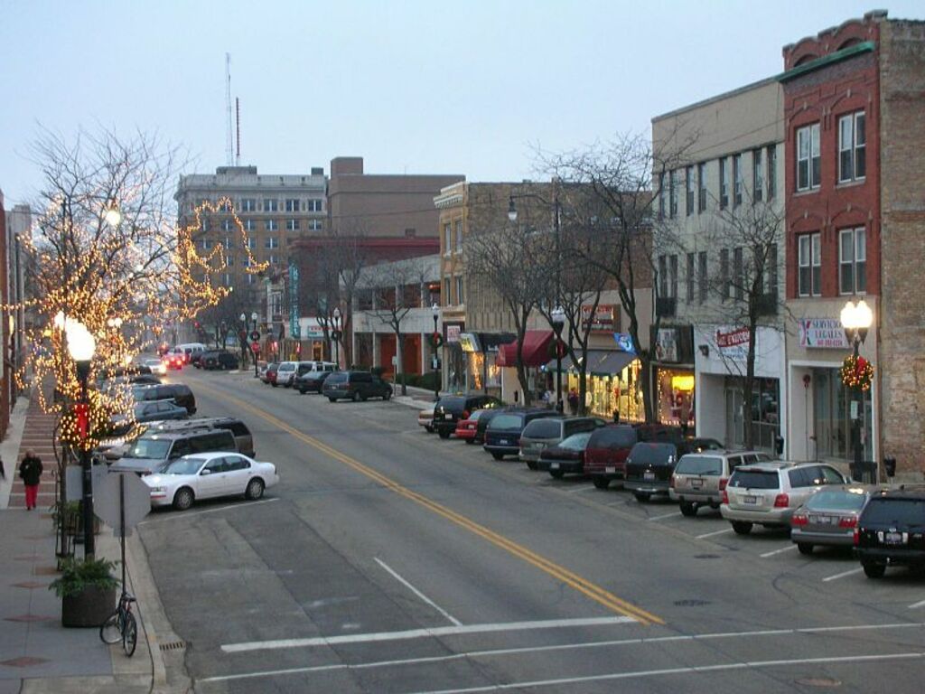 Waukegan Downtown During the Holidays