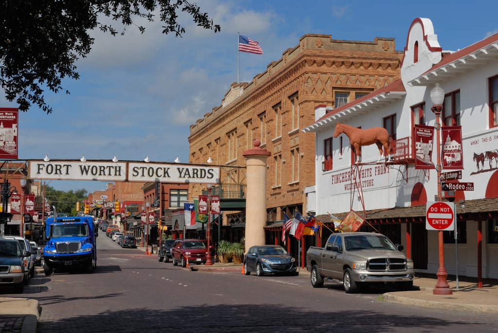 0011Fort Worth Stockyards Exchange Ave E Texas