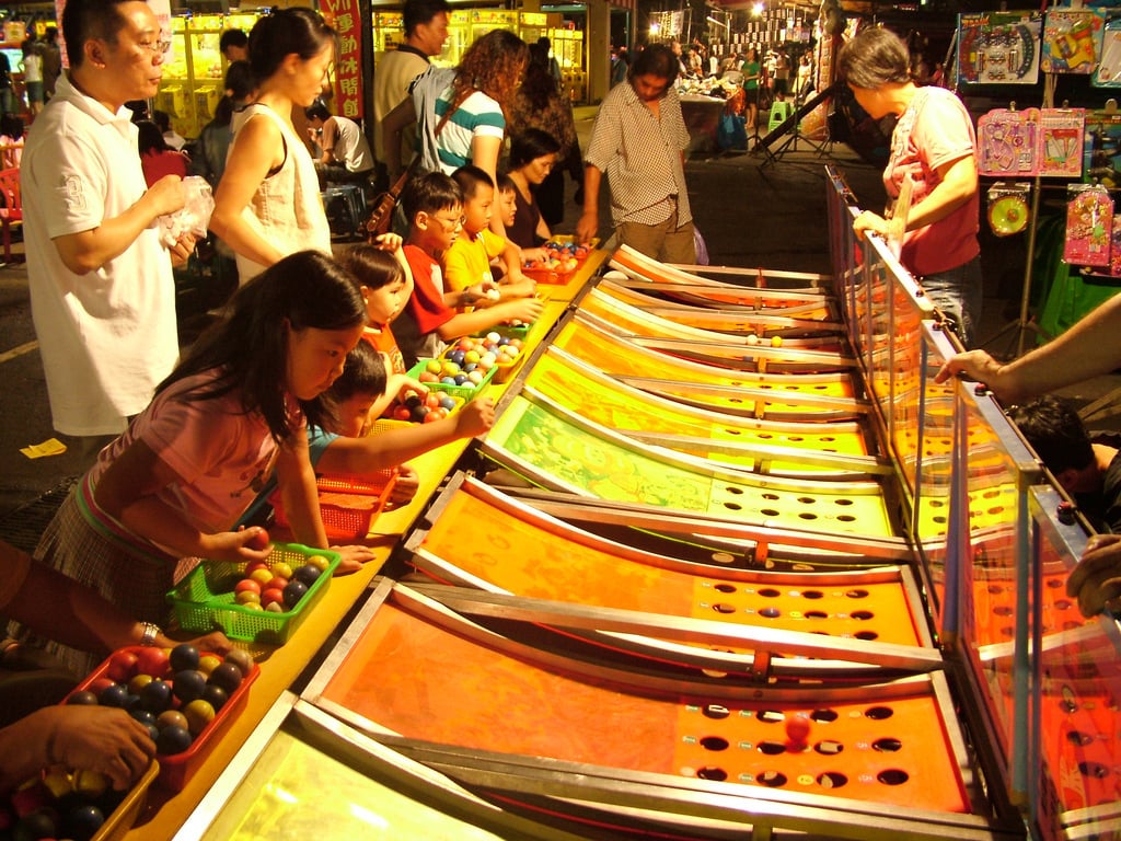 Taiwan night market scenes