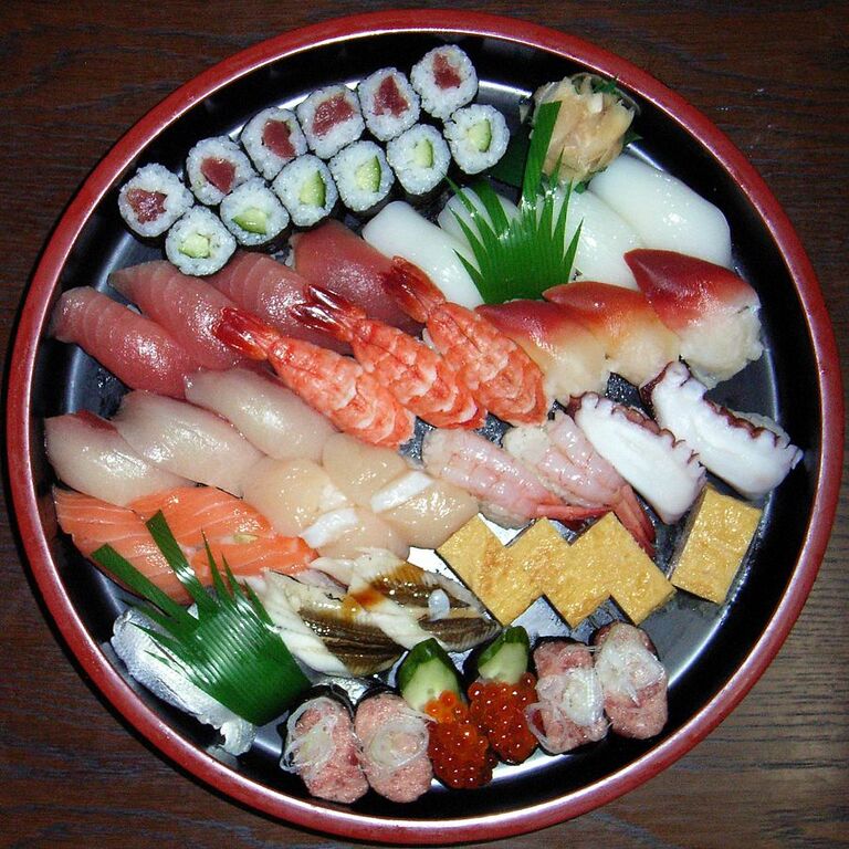 Sushi platter
