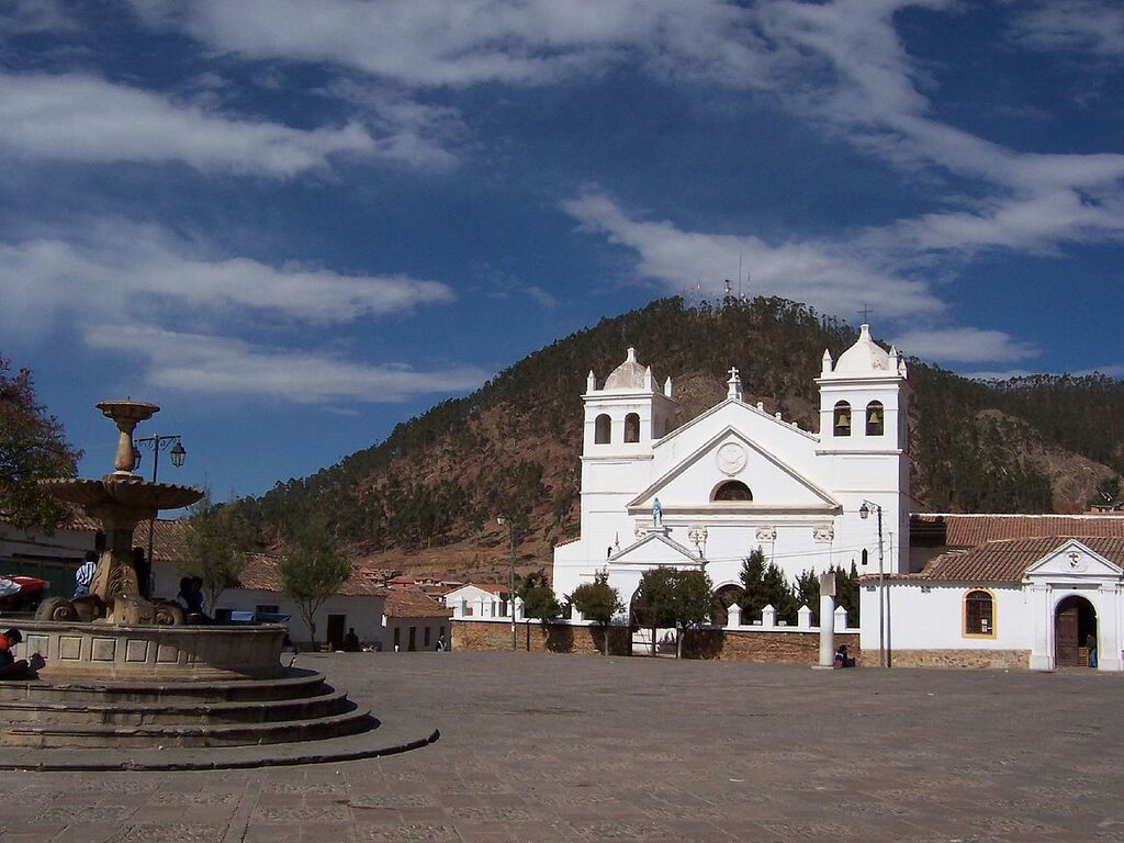 Bolivia church square