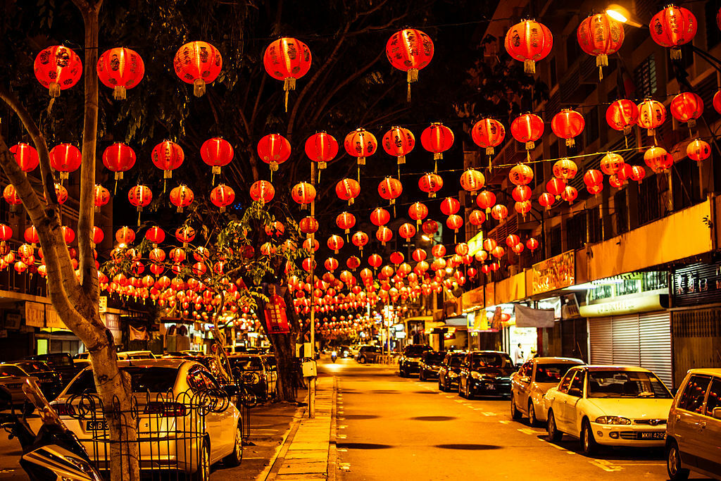 Gaya Street during Chinese New Year