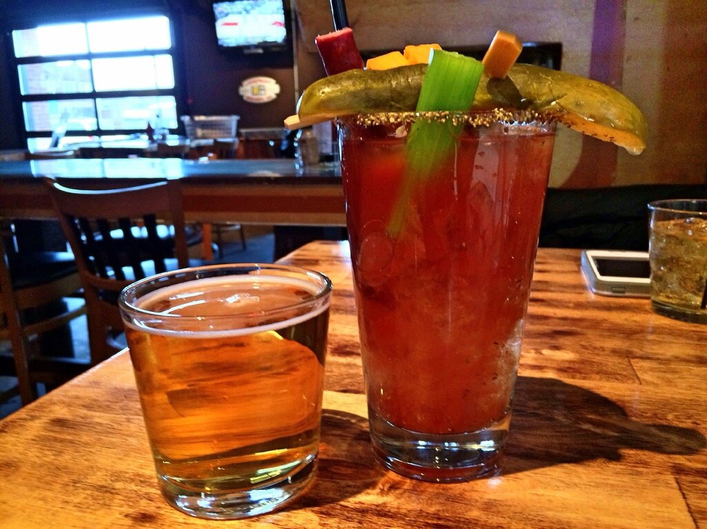 Drink in a bar