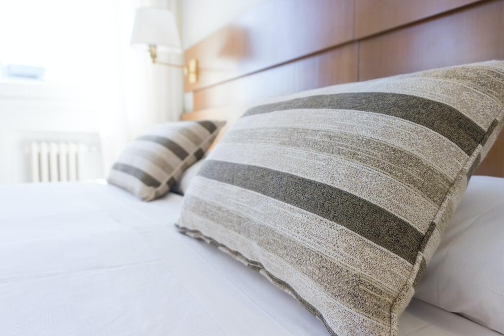 Hotel bed pillows