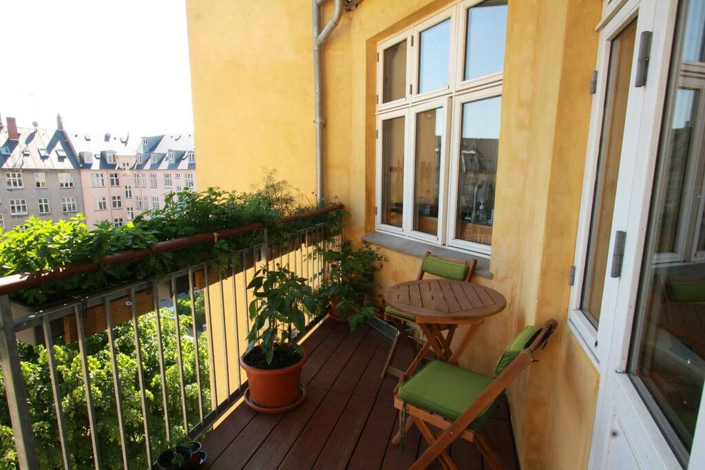 Hang out at the balcony