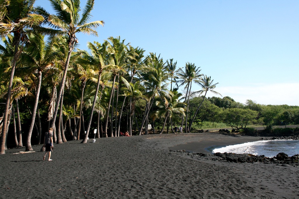 Punaluu Black Sand Beach, Hawaii, USA7