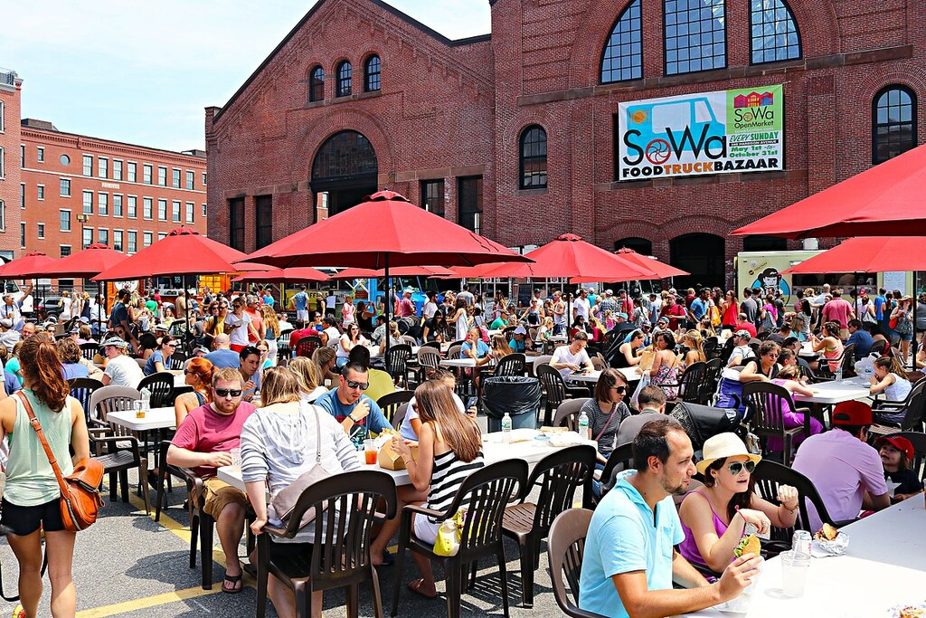 Food Trucks at the SoWa Open Market