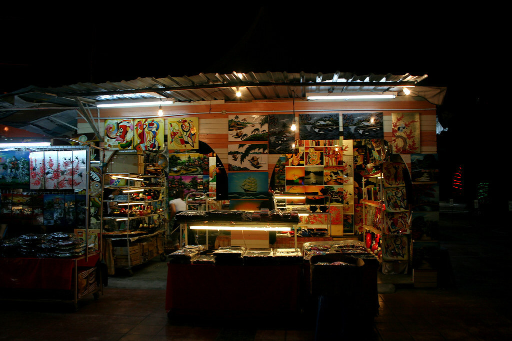 Batu Ferringhi Sidewalk Bazaar