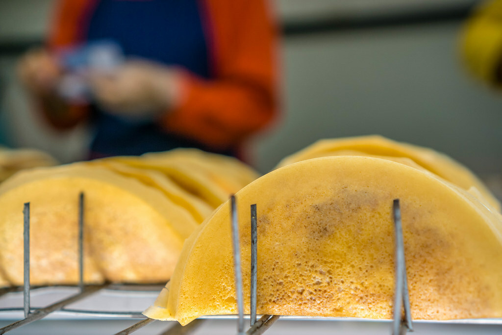 Dessert Apam Balik served on the Streets of Kuala Lumpur