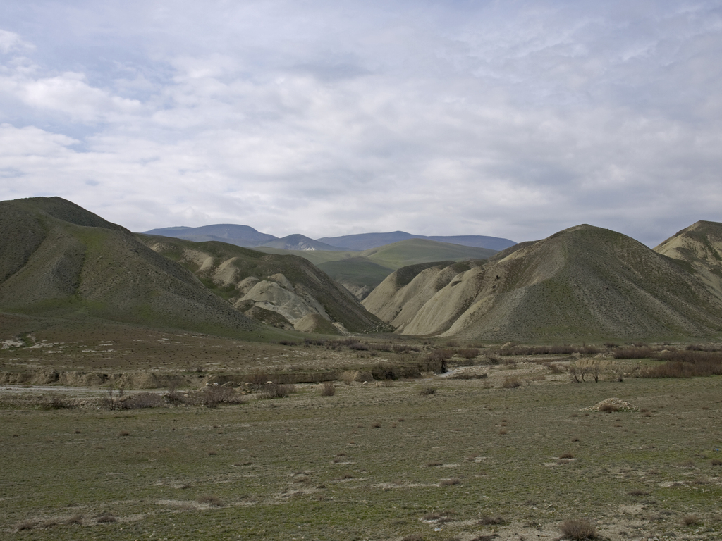 Badland on the road to Xizi