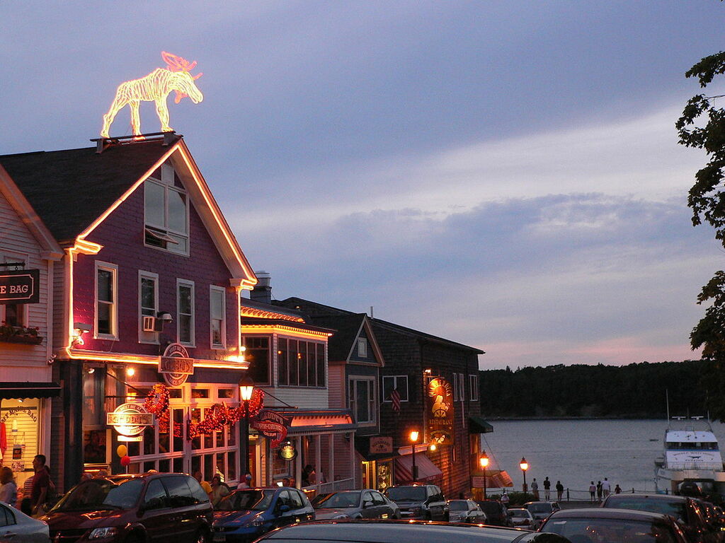 Bar Harbor ME dusk