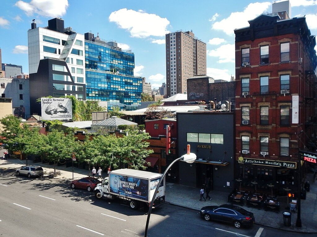 View from High Line Park to Artichoke Basille's Pizza - panoramio
