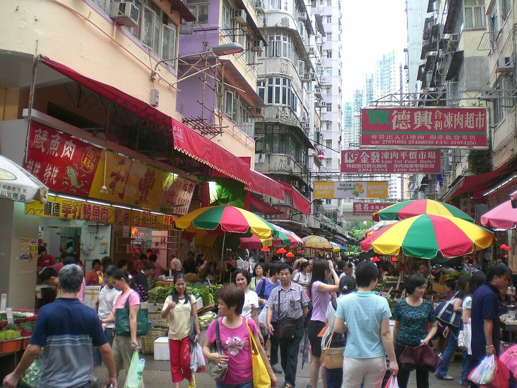HK MK Mongkok Market Nelson Street 