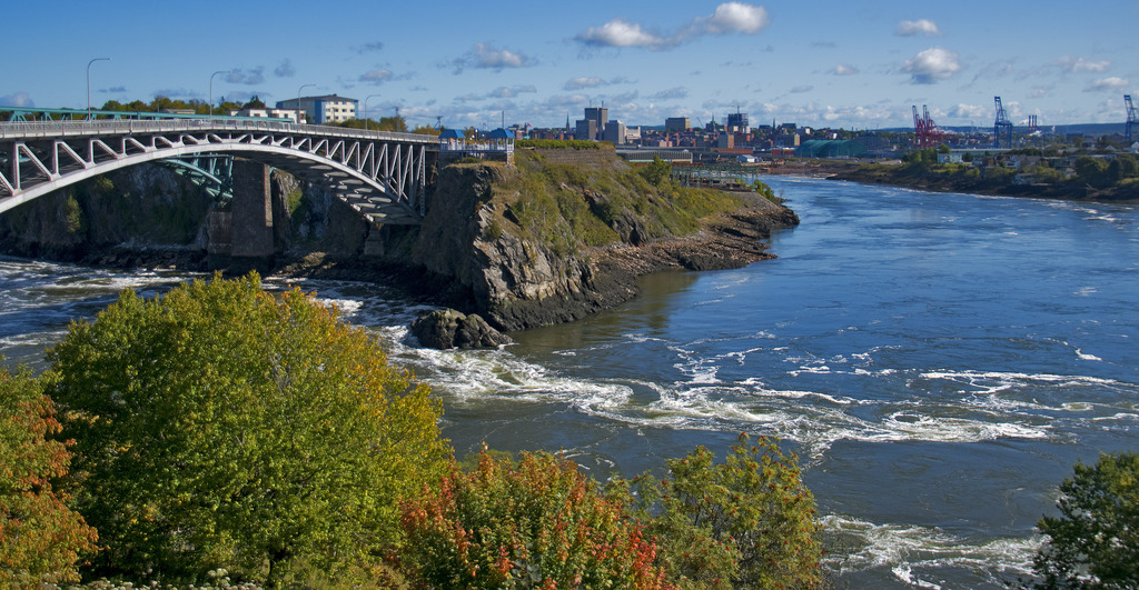 'Reversing Falls' at Low Tide -- Saint John New Brunswick September 2017