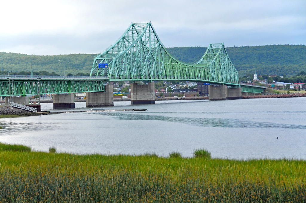 DGJ_8632  Looking at Campbellton, NB from Pointe-à-la-Croix, Quebec