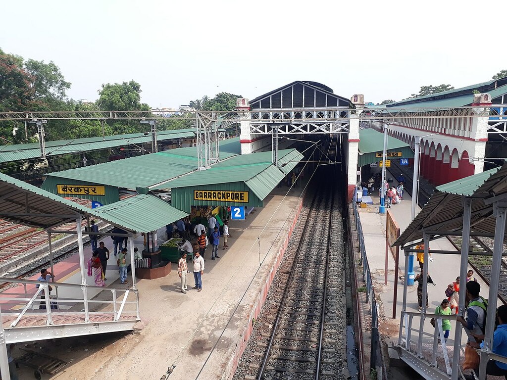 Barrackpur railway station in Barrackpure 11