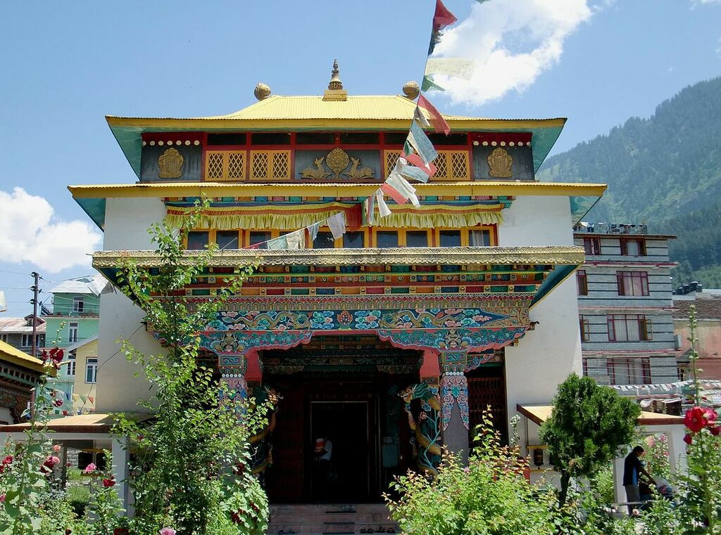 Tibetan temple at Manali