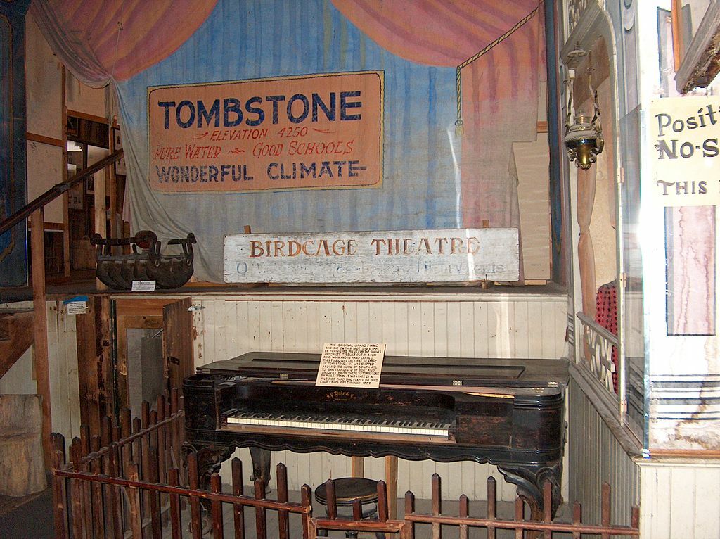 Interior of Birdcage Saloon
