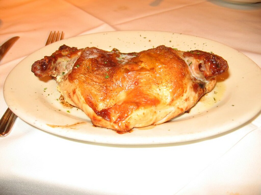 Cheese-stuffed chicken from Ruth's Chris Steakhouse