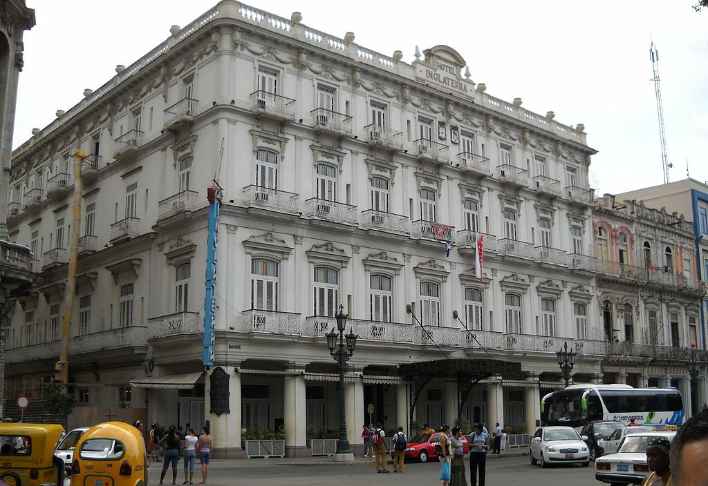 The Hotel Inglaterra in Havana, Cuba