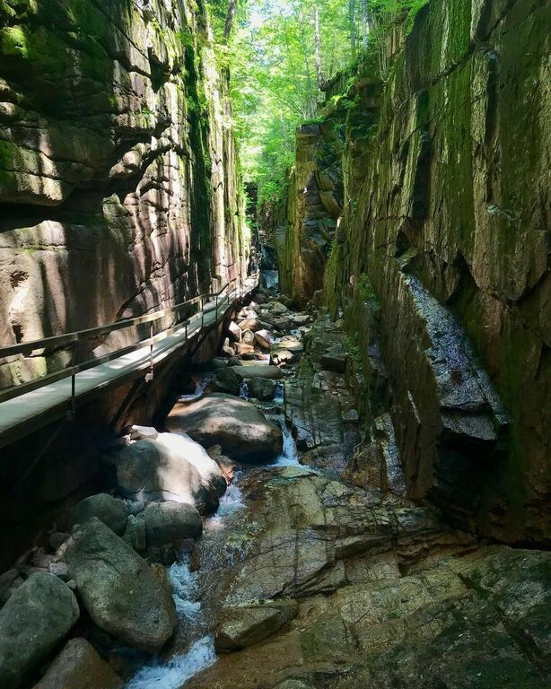 things to do in lincoln new hampshire | hike the 800-feet flume gorge