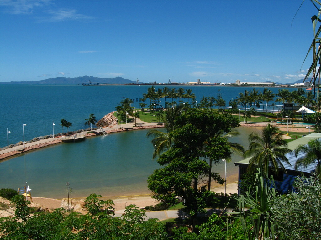 Rock pool in the strand Townsville, Queensland