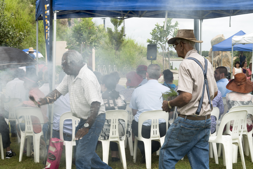Smoking ceremony at Jezzine Barracks opening