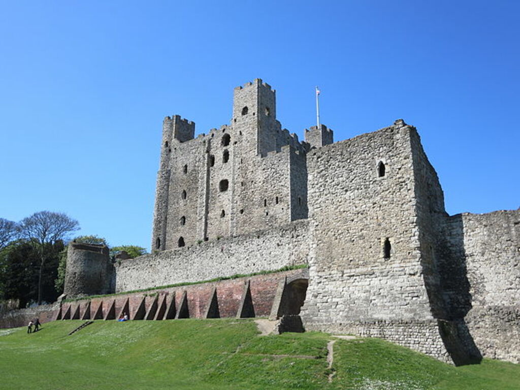 Rochester Castle in Rochester, Kent